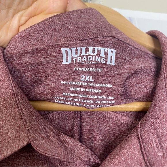 Duluth Trading short sleeve polo shirt size 2XL - Picture 2 of 5